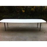 Spisebord i hvid laminat